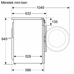Bosch WGG242Z3BY 9 kg elöltöltős mosógép (Újszerű)