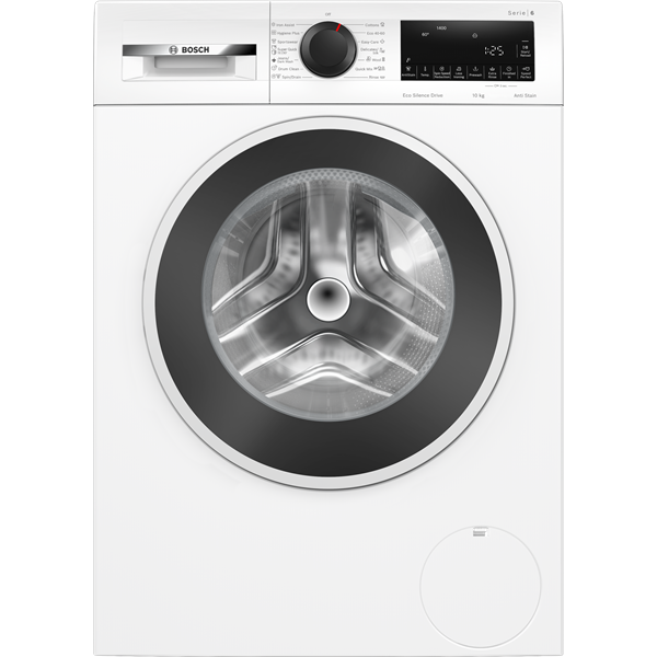 Bosch WGG2540NBY fehér, elöltöltős, max 1400ford,  10kg, gőzmosógép