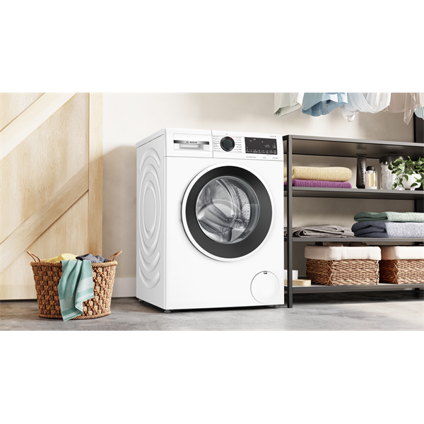 Bosch WGG2540NBY fehér, elöltöltős, max 1400ford,  10kg, gőzmosógép