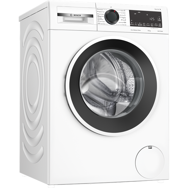 Bosch WGG2540NBY fehér, elöltöltős, max 1400ford,  10kg, gőzmosógép