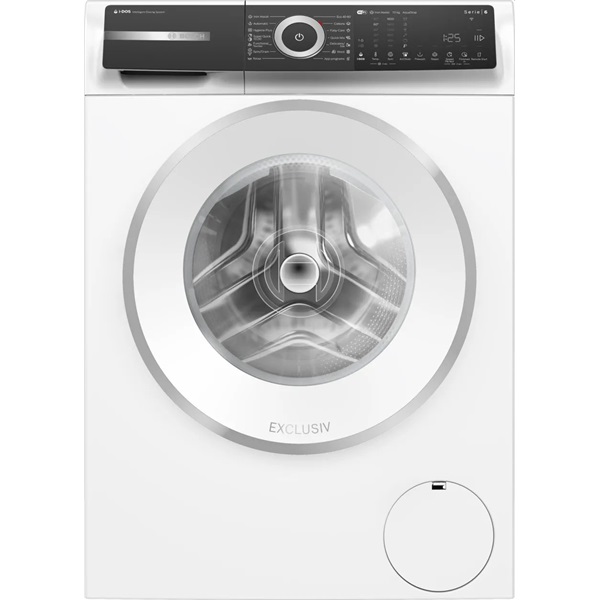 Bosch WGH256A0BY fehér-inox, elöltöltős, max.1600ford, 10kg, mosógép