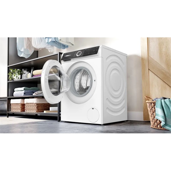 Bosch WGH256A0BY fehér-inox, elöltöltős, max.1600ford, 10kg, mosógép
