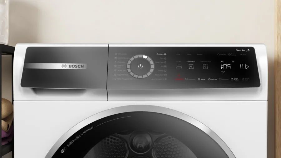 Bosch WQB246CNBY fehér, 9kg, hőszivattyús kondenzációs szárítógép