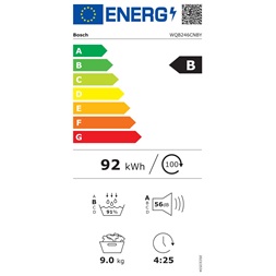 Bosch WQB246CNBY fehér, 9kg, hőszivattyús kondenzációs szárítógép
