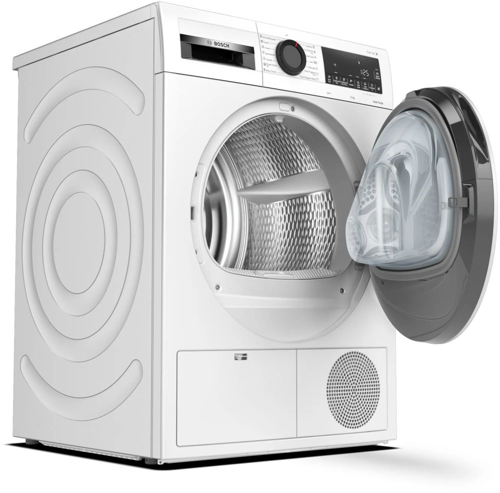 Bosch WQG24100BY fehér, 9 kg, hőszivattyús, szárítógép