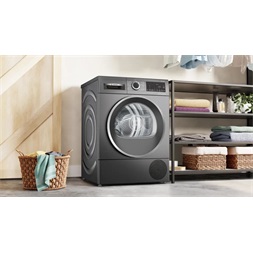 Bosch WQG245DREU sötétszürke, 9kg, hőszivattyús szárítógép