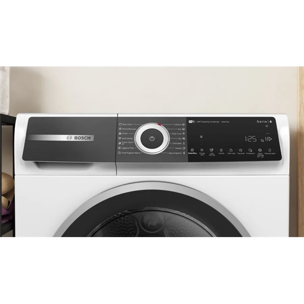 Bosch WQH245B4BY fehér-fekete, 9kg, hőszivattyús kondenzációs szárítógép