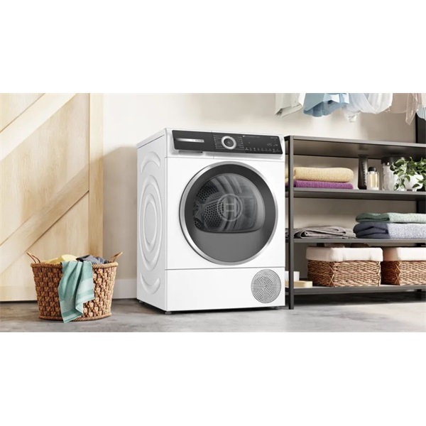 Bosch WQH245B4BY fehér-fekete, 9kg, hőszivattyús kondenzációs szárítógép