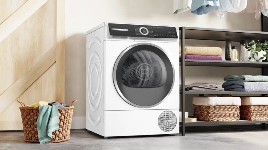 Bosch WQH245B4BY fehér-fekete, 9kg, hőszivattyús kondenzációs szárítógép