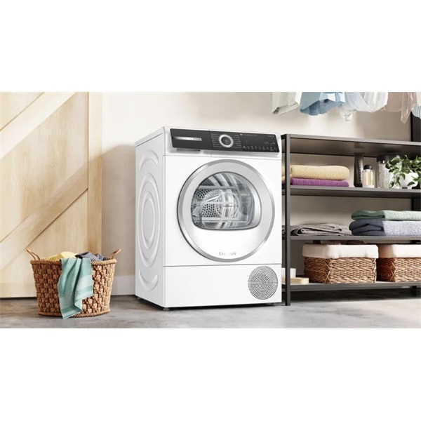 Bosch WQH246D3BY fehér-inox, 9kg, hőszivattyús szárítógép