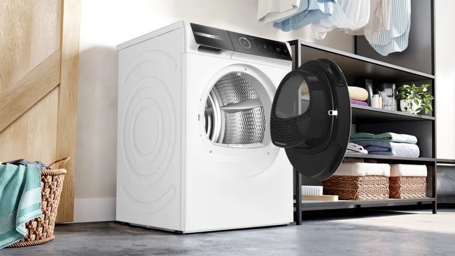 Bosch WRB247CNBY fehér-fekete, 9kg, hőszivattyús kondenzációs szárítógép