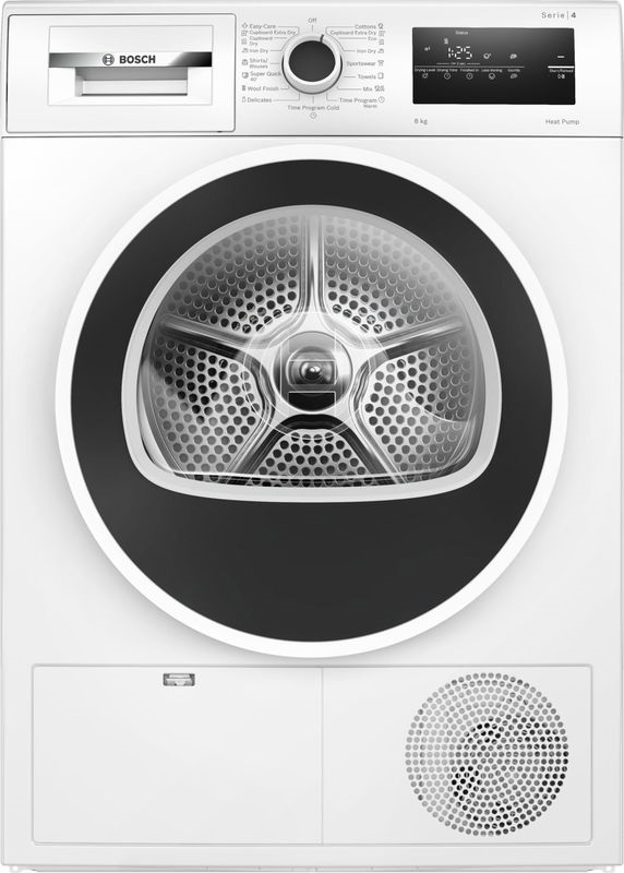 Bosch WTH83256BY fehér, 8kg, hőszivattyús szárítógép (Újszerű)