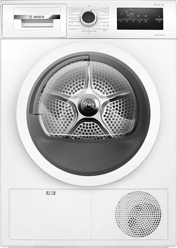 Bosch WTH85205BY fehér, 7 kg, hőszivattyús, szárítógép