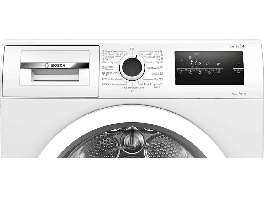 Bosch WTH85205BY fehér, 7 kg, hőszivattyús, szárítógép