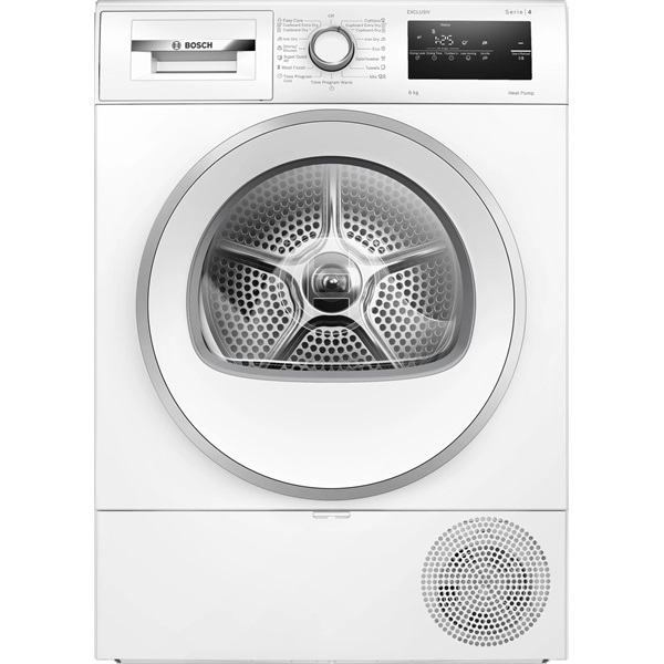 Bosch WTH85293BY hőszivattyús kondenzációs szárítógép