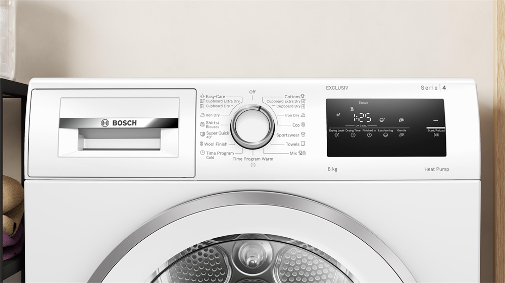 Bosch WTH85293BY fehér, 8 kg, kondenzációs, szárítógép