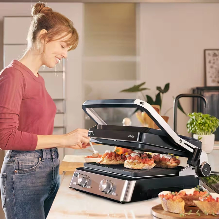 Braun CG7020 Multigrill alumínium kontaktgrill (Újracsomagolt)