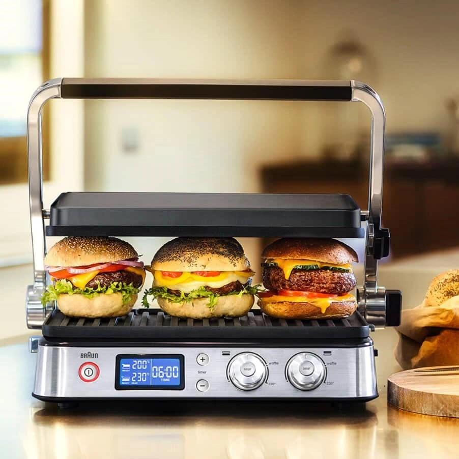 Braun CG9040 Multigrill alumínium kontaktgrill (Újszerű)
