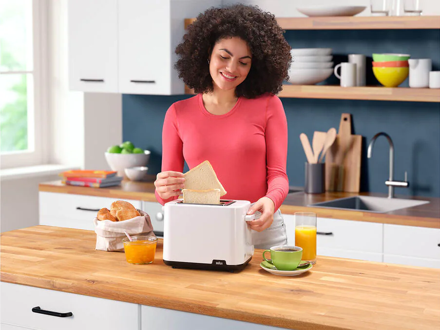 Braun HT 1010WH fehér 2 szeletes kenyérpirító