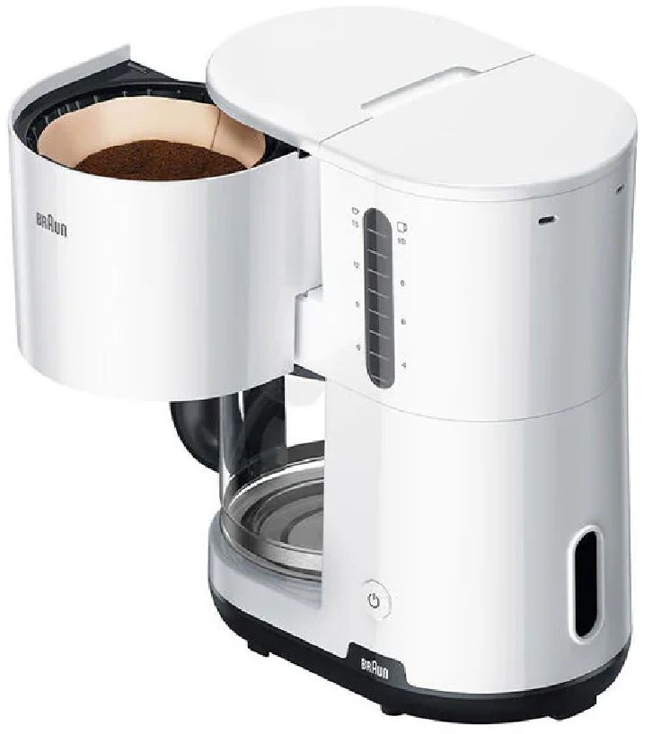 Braun KF1100GR fehér 10 személyes filteres kávéfőző