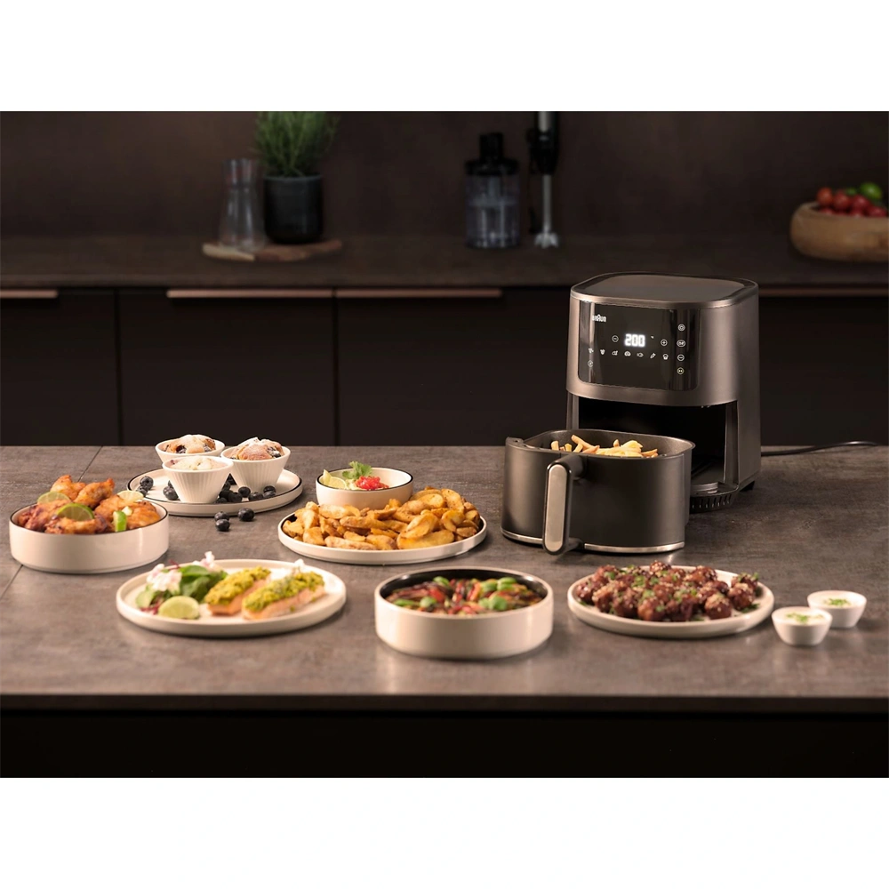 Braun MultiFry 3 HF3030 fekete 4,3 L forrólevegős sütő