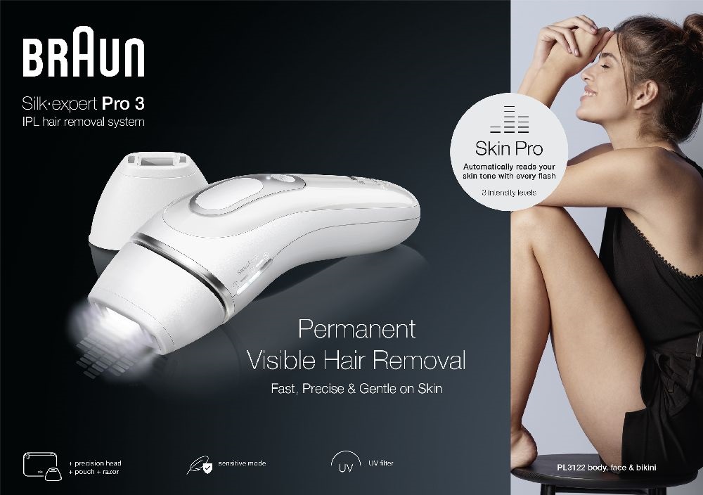 Braun SILK-EXPERT IPL PL3122 villanófényes szőrtelenítő