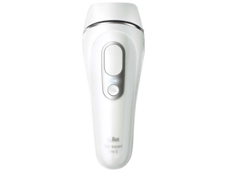 Braun Silk-expert IPL PL5145 fehér-ezüst villanófényes szőrtelenítő