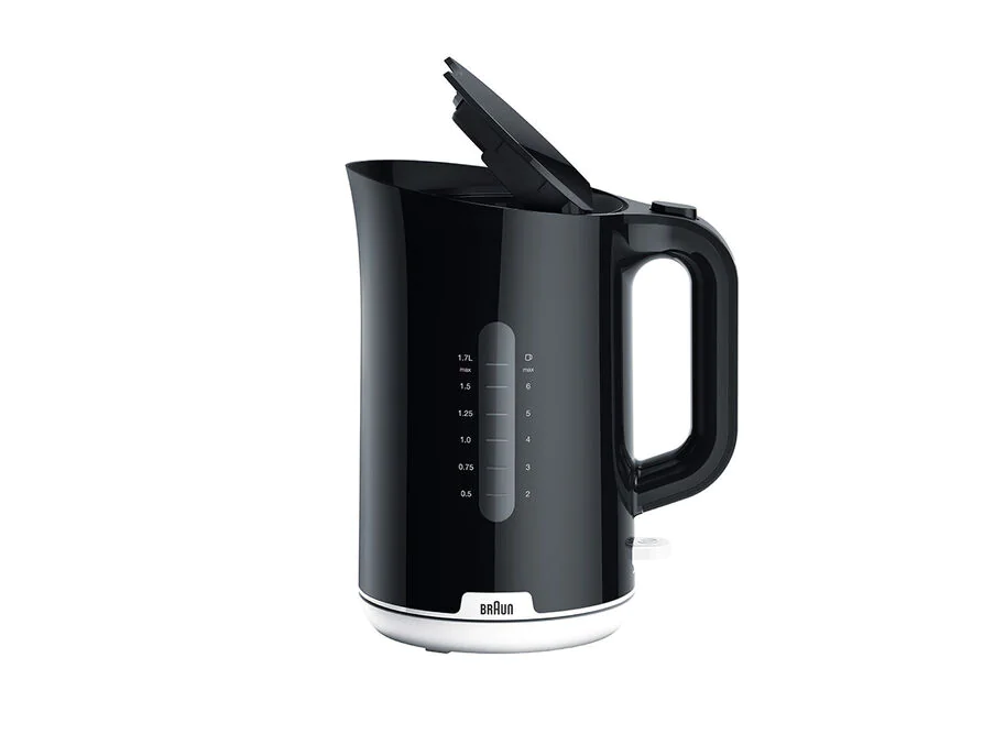 Braun WK1100BK 1,7L-es fekete vízforraló