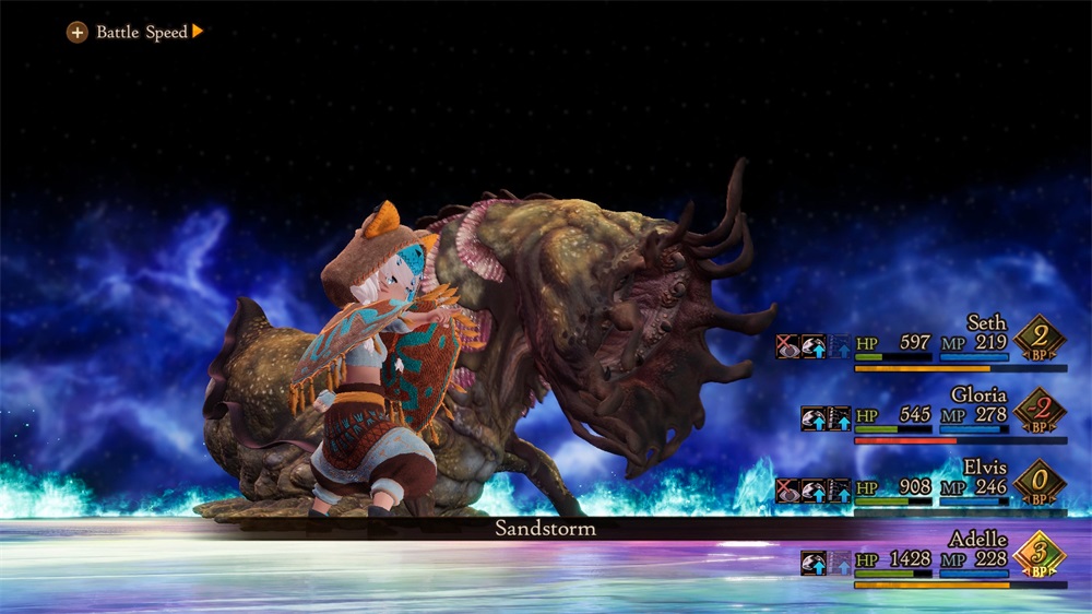 Bravely Default II Nintendo Switch játékszoftver (Használt - A)
