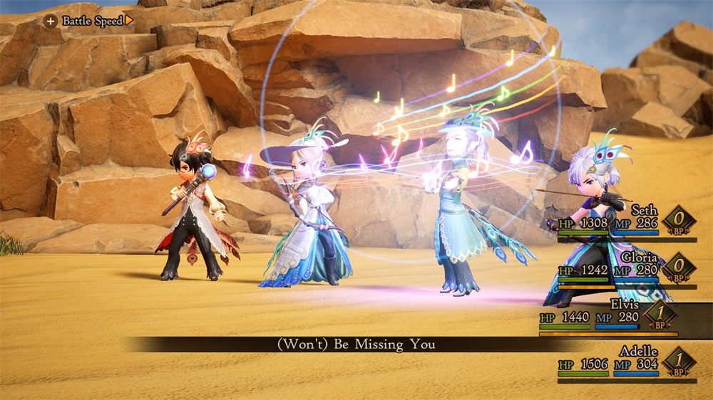 Bravely Default II Nintendo Switch játékszoftver (Használt - A)