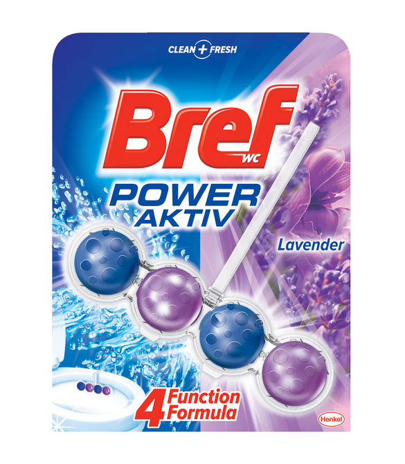 Bref Power Aktív levendula 50 g wc illatosító
