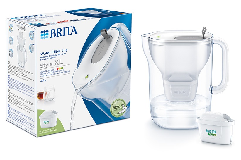 Brita 1052803 Style XL Maxtra Pro 3,6l szürke vízszűrő kancsó