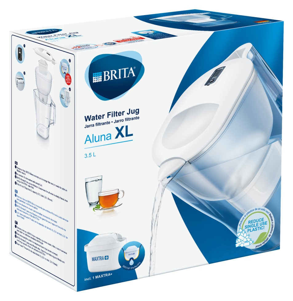 Brita BRH1039269 Aluna XL 3,5l fehér vízszűrő kancsó