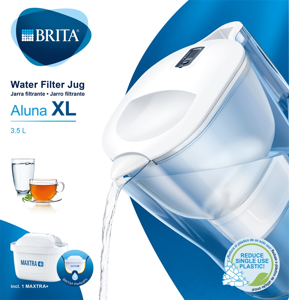 Brita BRH1039269 Aluna XL 3,5l fehér vízszűrő kancsó