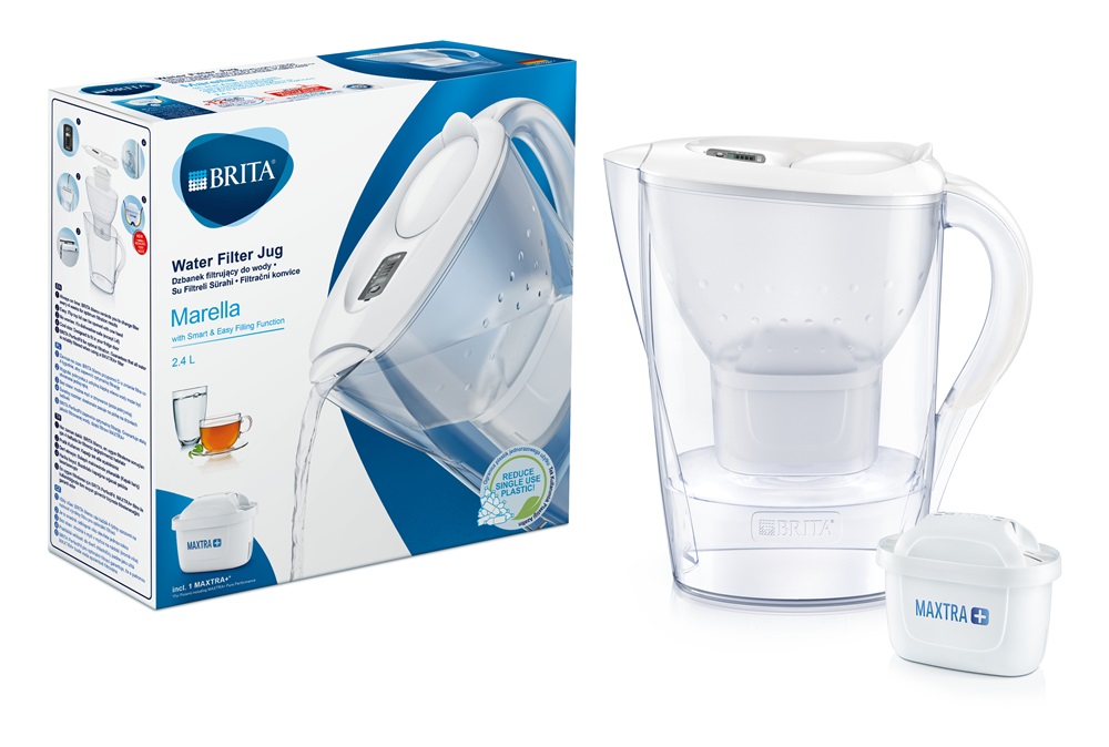 Brita BRH1039270 Marella 2,4l fehér vízszűrő kancsó