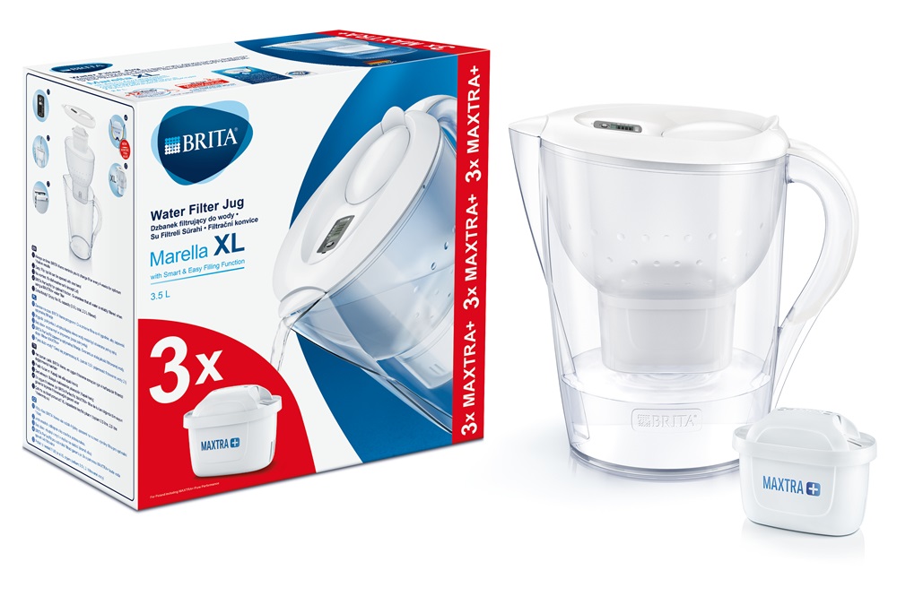 Brita BRH1039273 Marella Memo Maxtra+ 2,4l fehér vízszűrő kancsó