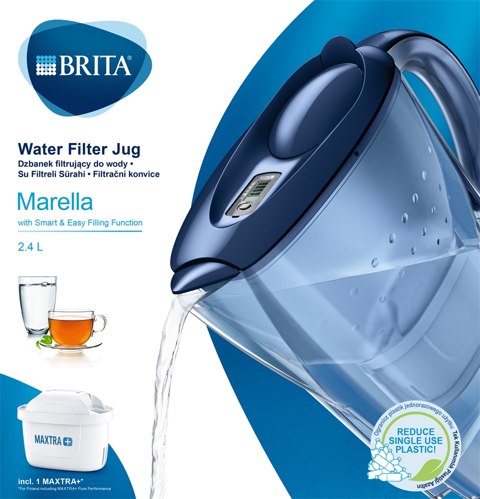 Brita BRH1039271 Marella Memo Maxtra+ 2,4l kék vízszűrő kancsó