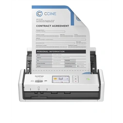 Brother ADS1800TC1 A4/30 oldal/perc/USB/USB-C/Wifi/ADF/duplex/600dpi mobil szkenner