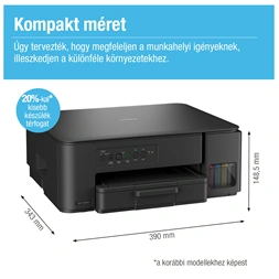 Brother DCP-T435W (A4,16 lap/perc,WiFi/USB,6000x1200dpi,manuál duplex,128MB) színes multifunkciós tintasugaras nyomtató