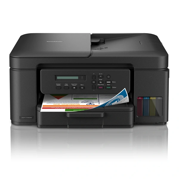Brother DCP-T735W (16 lap/perc, WiFi/USB, 6000x1200dpi, ADF, duplex, 128MB) színes multifunkciós tintasugaras nyomtató