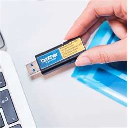 Brother Etikett címke CZ-1004, színes, folytonos szalagtekercs, 25mm, 5m