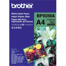 Brother Fotópapír BP60MA, Matt tintasugaras papír (A4 / 25 lap / 145g/m2)