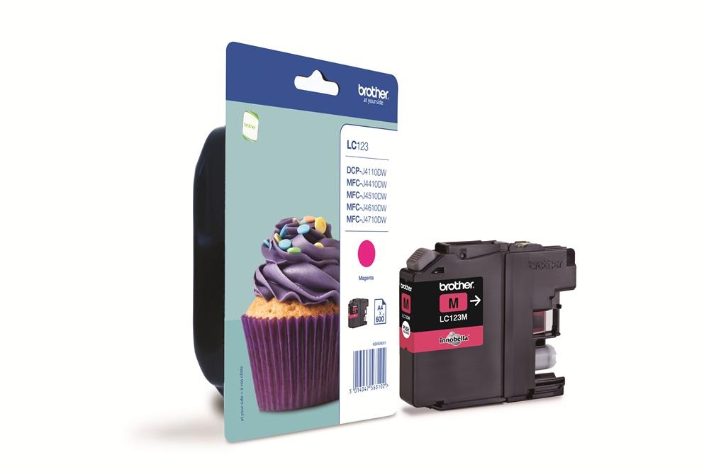 Brother LC123M magenta Tintapatron