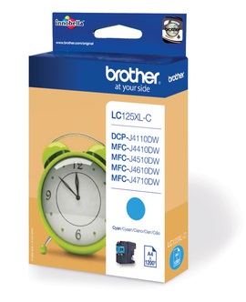 Brother LC125XLC Tintapatron XL, cián