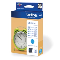 Brother LC125XLC Tintapatron XL, cián