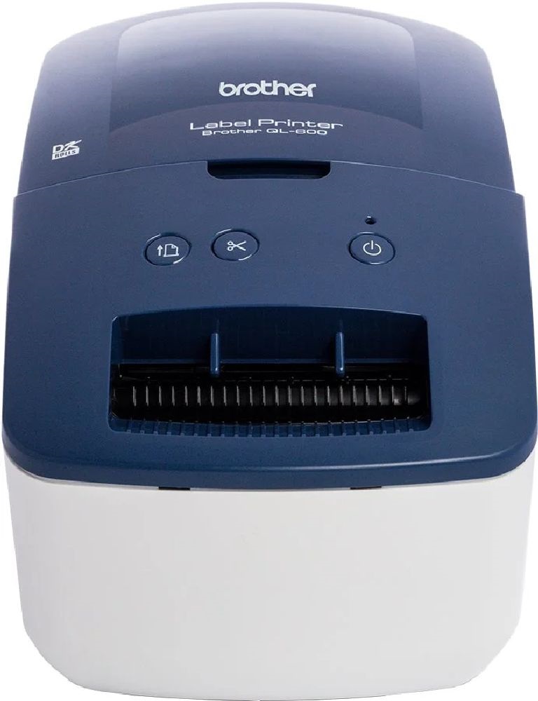 Brother QL600BXX1 szürke-kék etikett és címkenyomtató