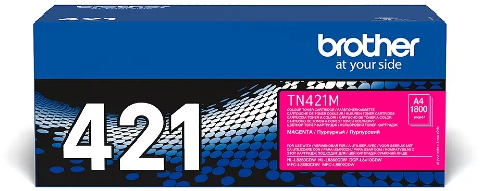 Brother TN421M 1800 oldalas magenta toner