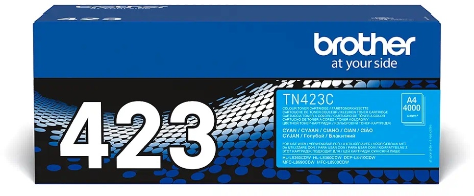 Brother TN423C 4000 oldalas ciánkék toner