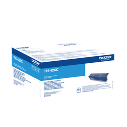Brother Toner TN-426C, Szuper Nagy töltetű - 6500 oldal, ciánkék