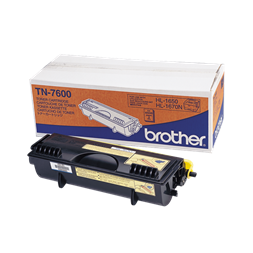 Brother Toner TN-7600, Nagy kapacitású - 6500 oldal, Fekete